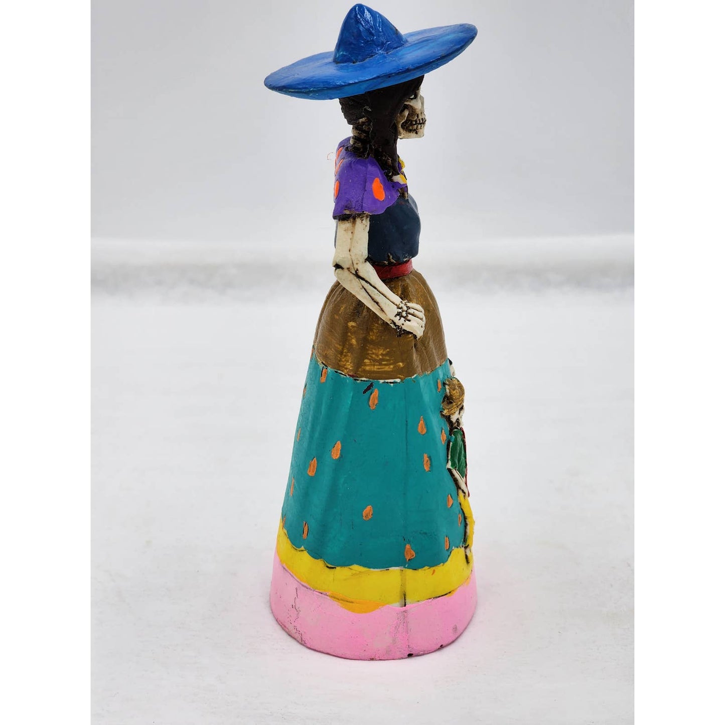 Day Of the Dead Skeleton Queen Mexican Sugar Skull Calavera Folk Art Halloween