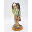 Vintage Indian Woman Mother Figurine Sculpture Motherhood Wood Base Cultural 11"