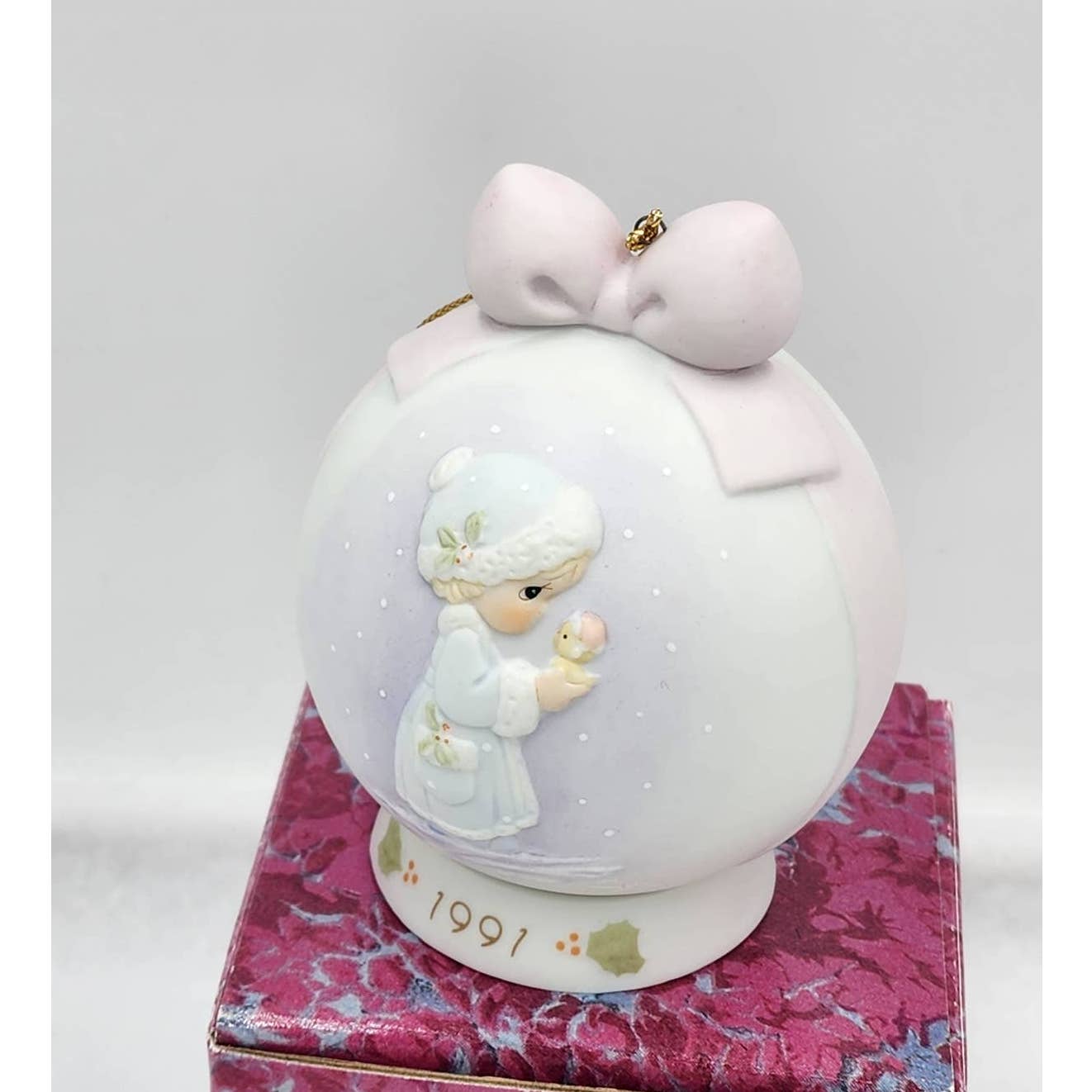 Precious Moments Ornament 526940 May Your Christmas Be Merry Vintage W/Box Tags