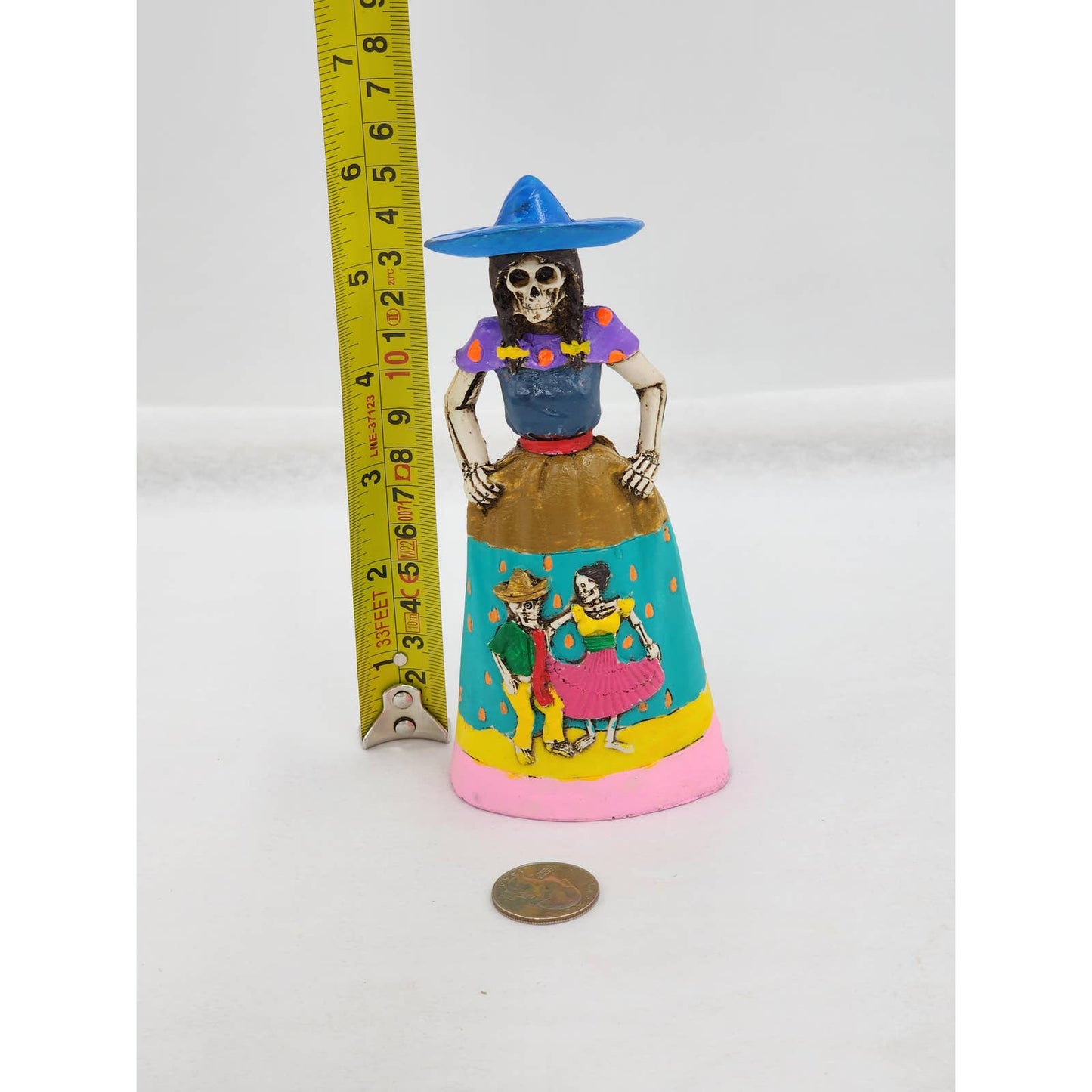 Day Of the Dead Skeleton Queen Mexican Sugar Skull Calavera Folk Art Halloween