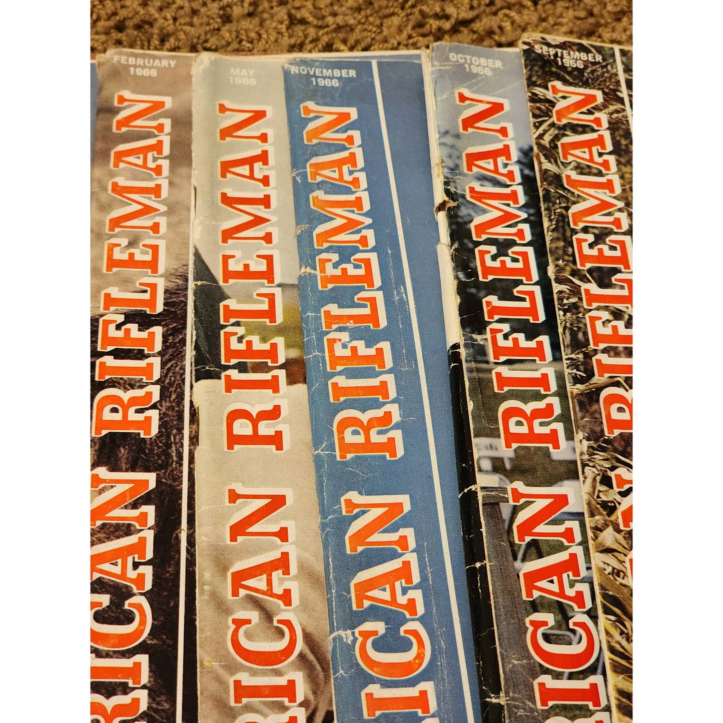 1966 The American Rifleman Magazine Lot 11 Vintage American History Hunting NRA