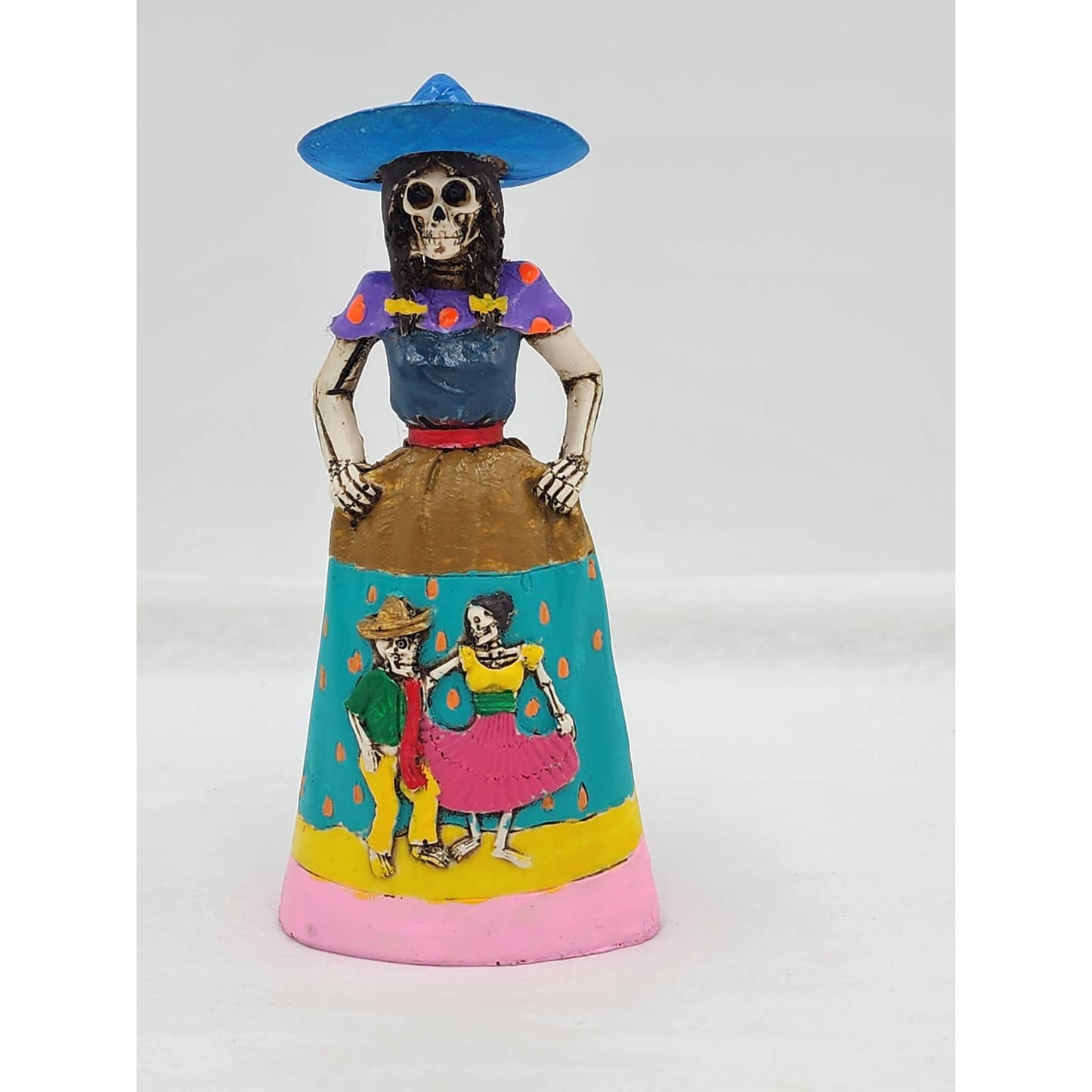 Day Of the Dead Skeleton Queen Mexican Sugar Skull Calavera Folk Art Halloween