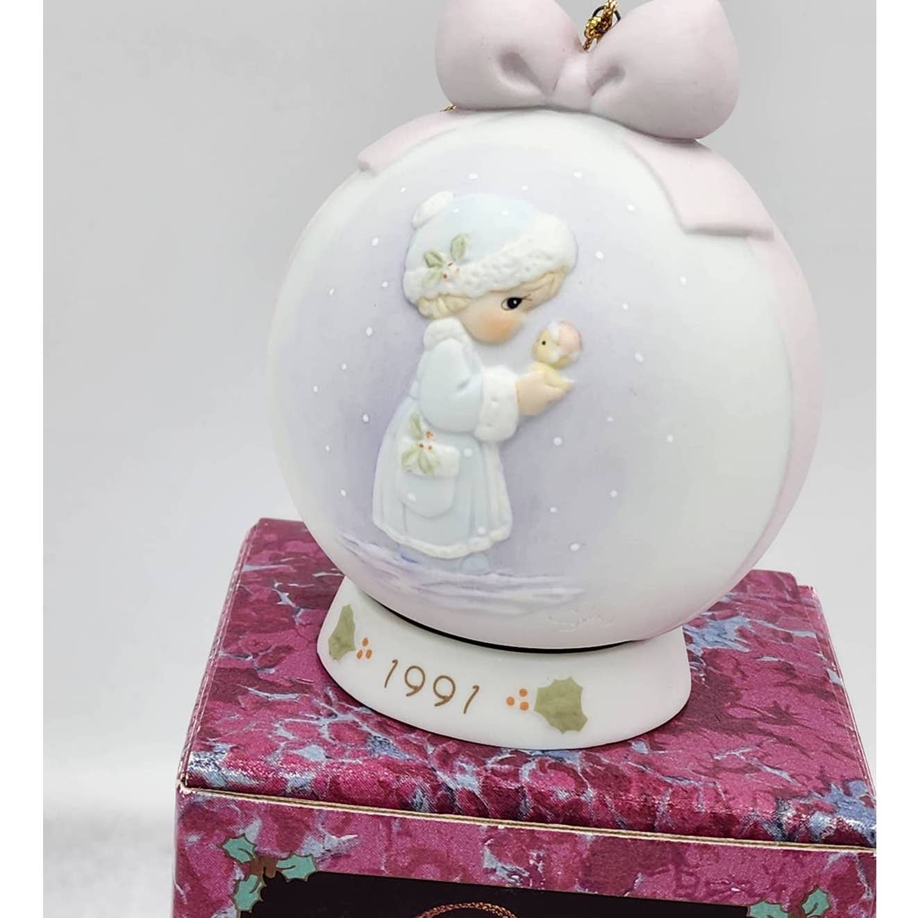 Precious Moments Ornament 526940 May Your Christmas Be Merry Vintage W/Box Tags