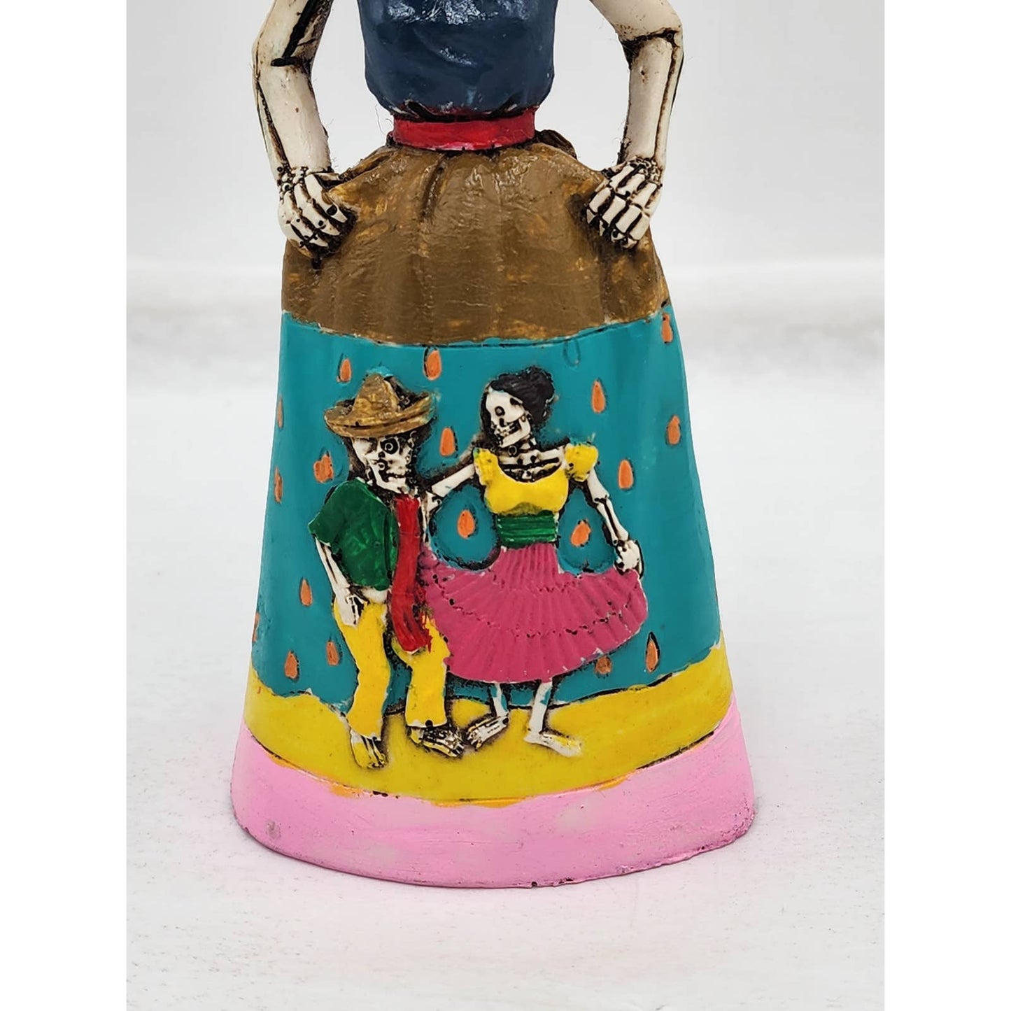 Day Of the Dead Skeleton Queen Mexican Sugar Skull Calavera Folk Art Halloween
