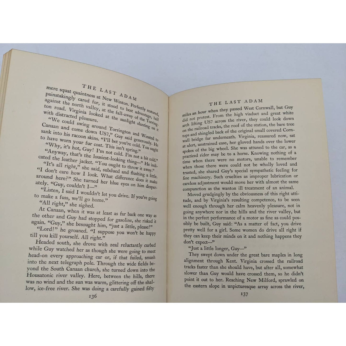 The Last Adam By James Gould Cozzens Third Printing Vintage Novel Epidemic 1933