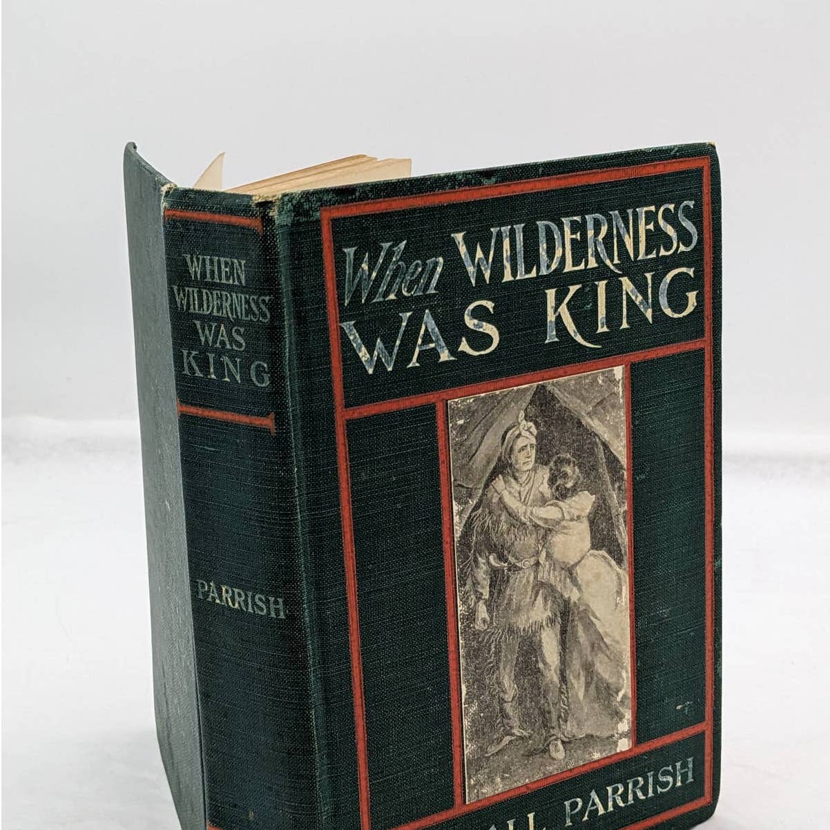 When Wilderness Was King Illinois Country By Randall Parrish Antiquarian 1905