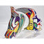 Shlomi Haziza Acrylic Sculpture Lucite Two Faces Abstract Signed Israeli Artist