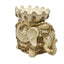 Universal Statuary Corp Elephant Howdah Seat Statue Home Decorative Vintage 1971