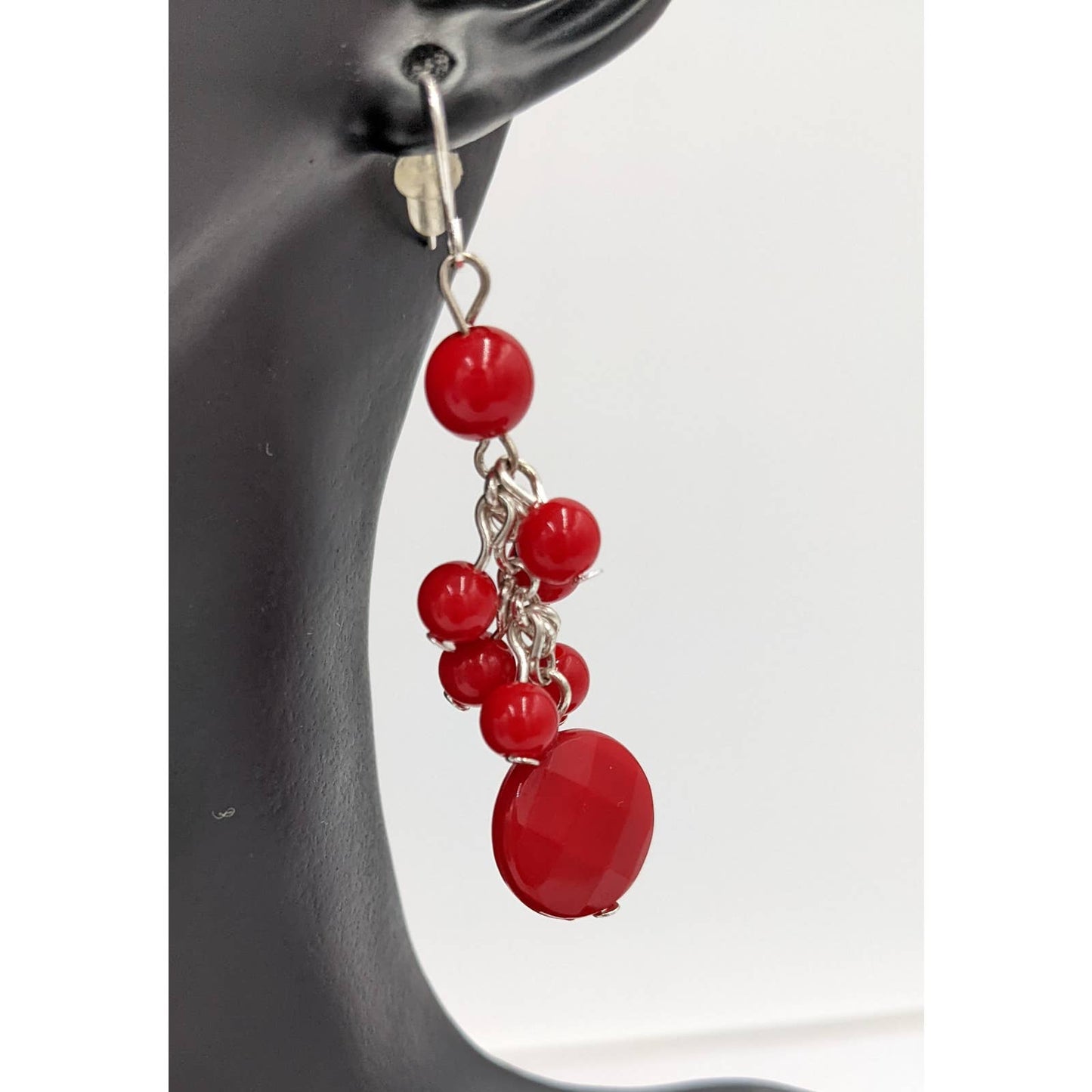 Dangle Drop Earrings Women Red Fashion Dazzling Elegant Classy Fashion Jewelry