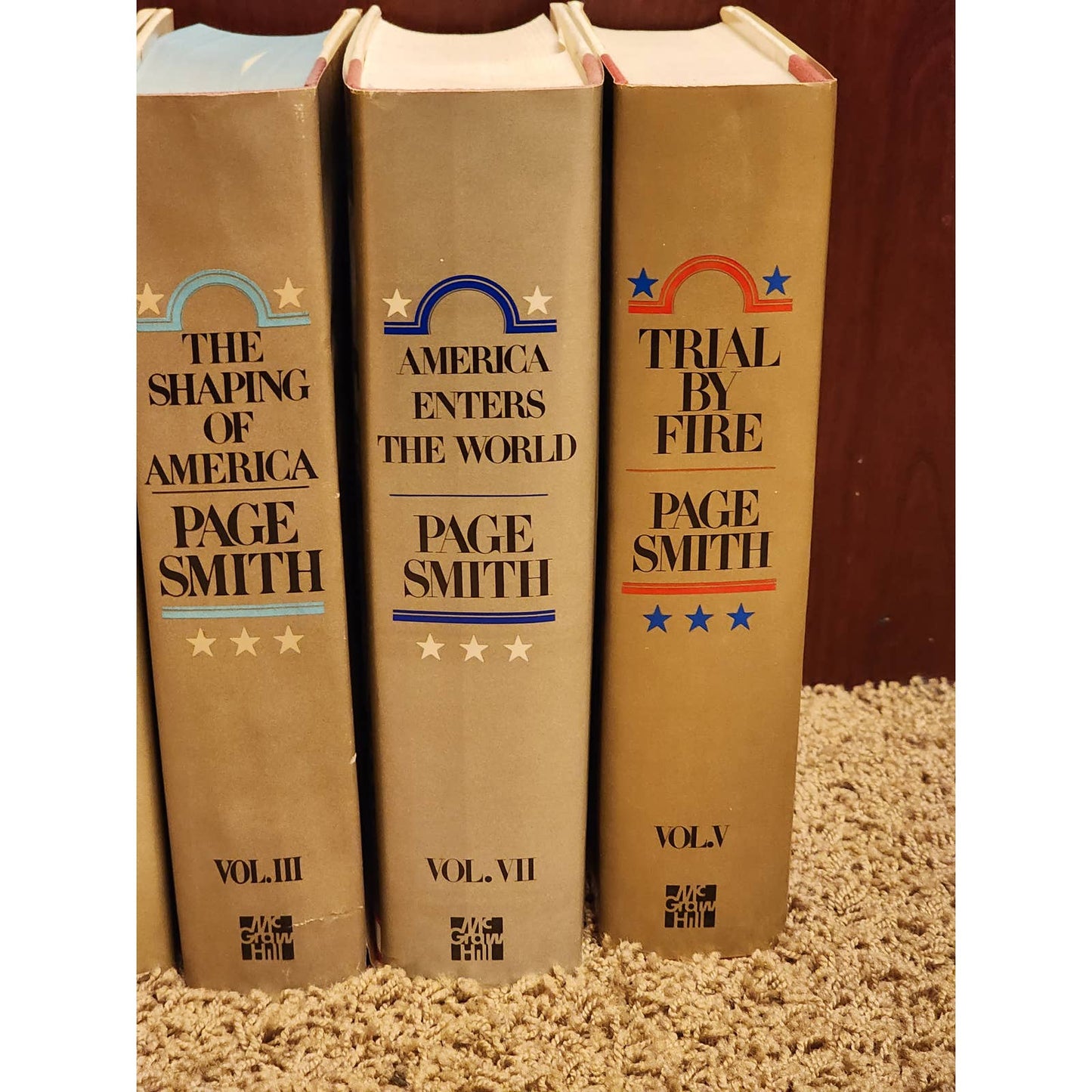 A Peoples History United States By Page Smith Vol 1,2,3,5,7 Historical Vintage