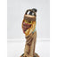 Vintage Indian Woman Mother Figurine Sculpture Motherhood Wood Base Cultural 11"