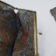 Antique 1920s Art Deco Enamel Metal Mesh Purse Lot 2 Pictorial Floral Chain Handbag Flapper Evening Bag Ornate Pierced Frames Collectible