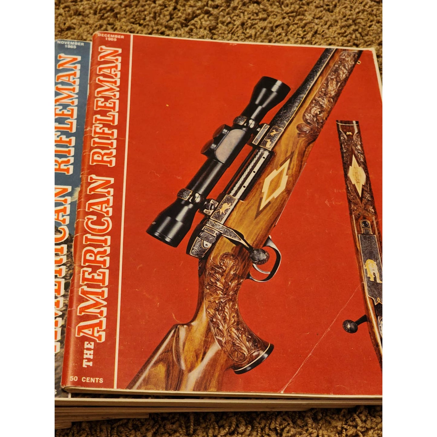 1965 The American Rifleman Magazine Lot 12 Vintage American History Hunting NRA