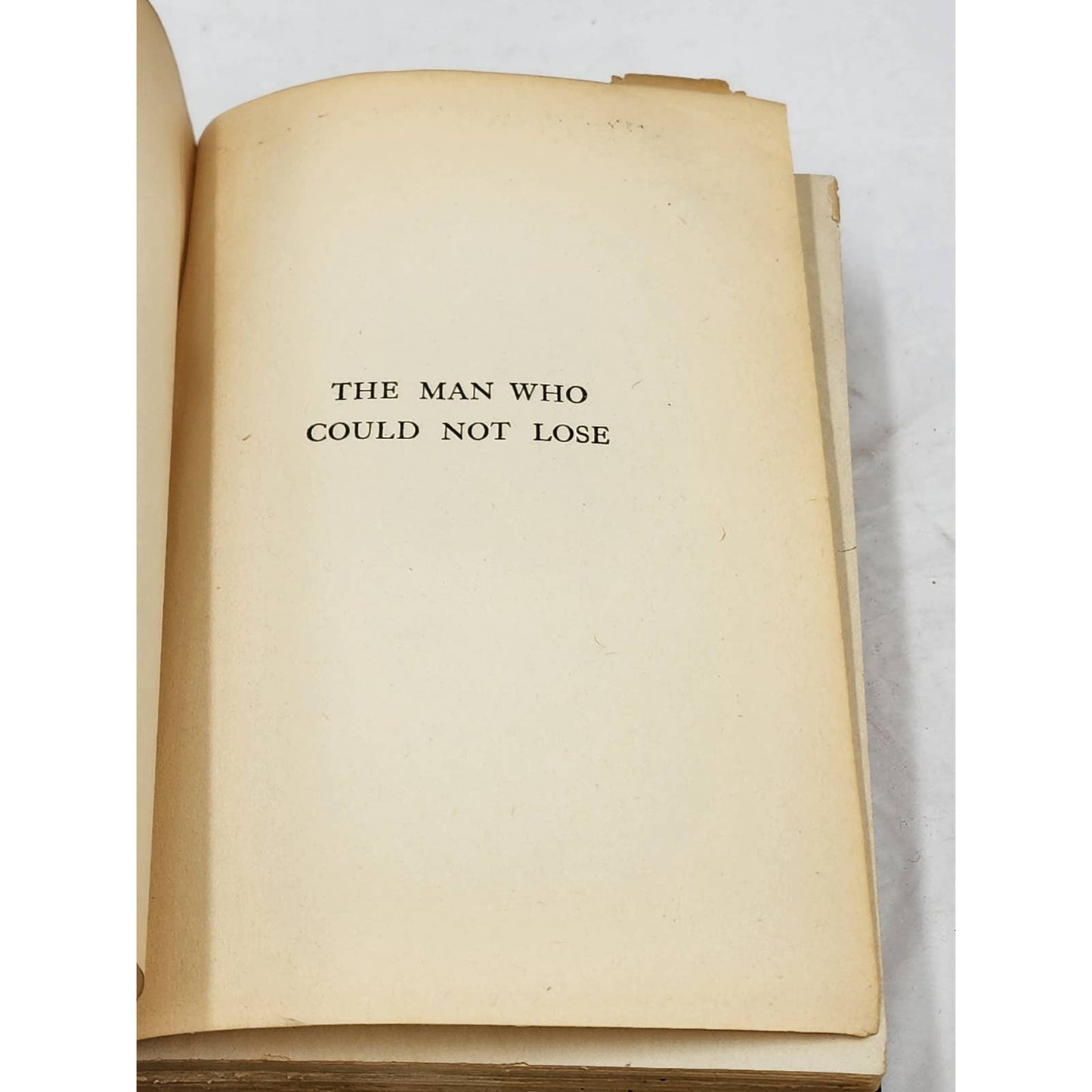 The Man Who Could Not Lose By Richard Harding Davis Illustrated Antiquarian 1919