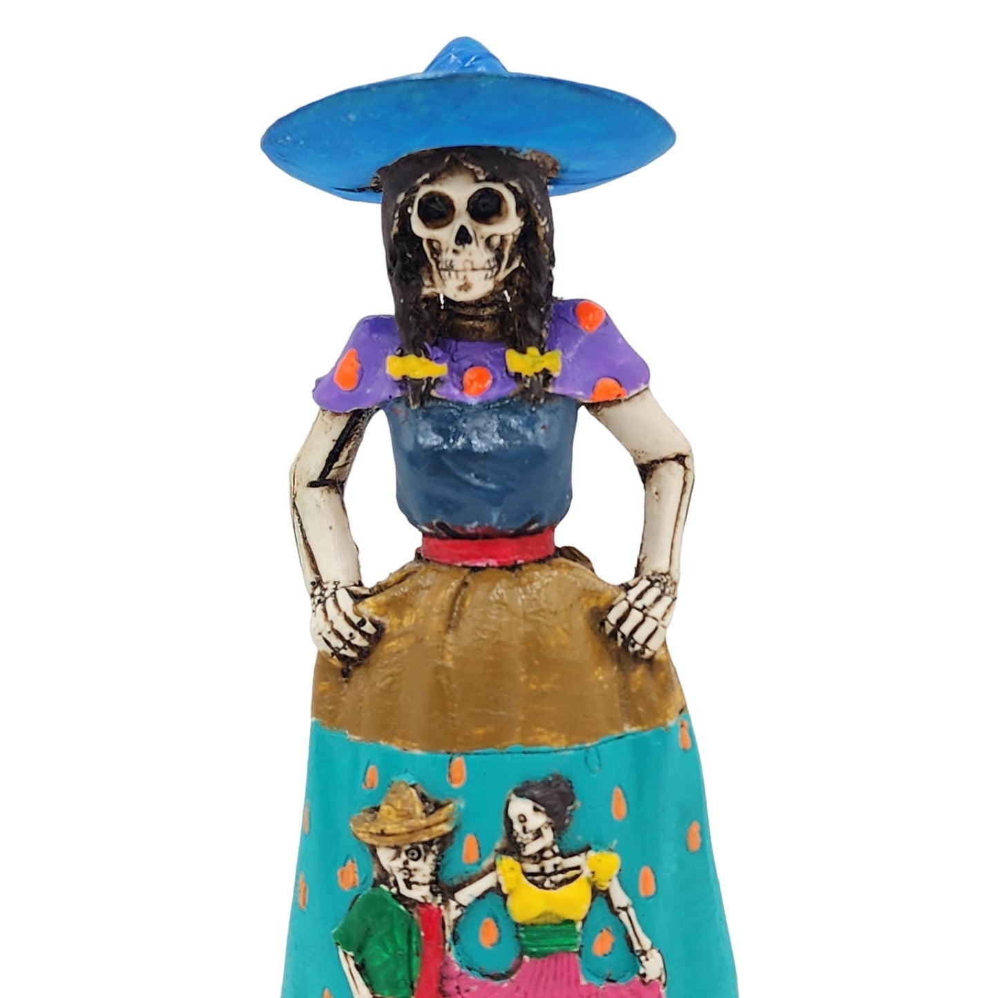 Day Of the Dead Skeleton Queen Mexican Sugar Skull Calavera Folk Art Halloween