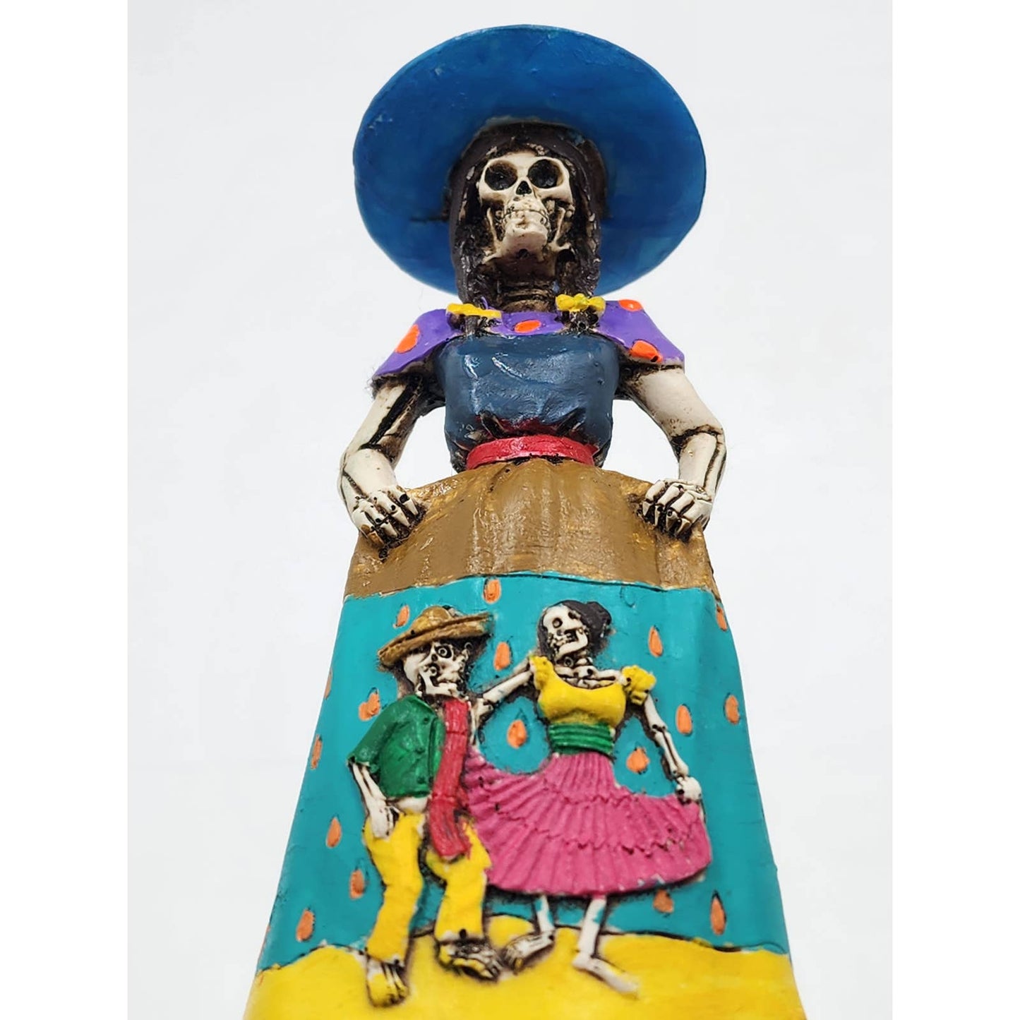 Day Of the Dead Skeleton Queen Mexican Sugar Skull Calavera Folk Art Halloween