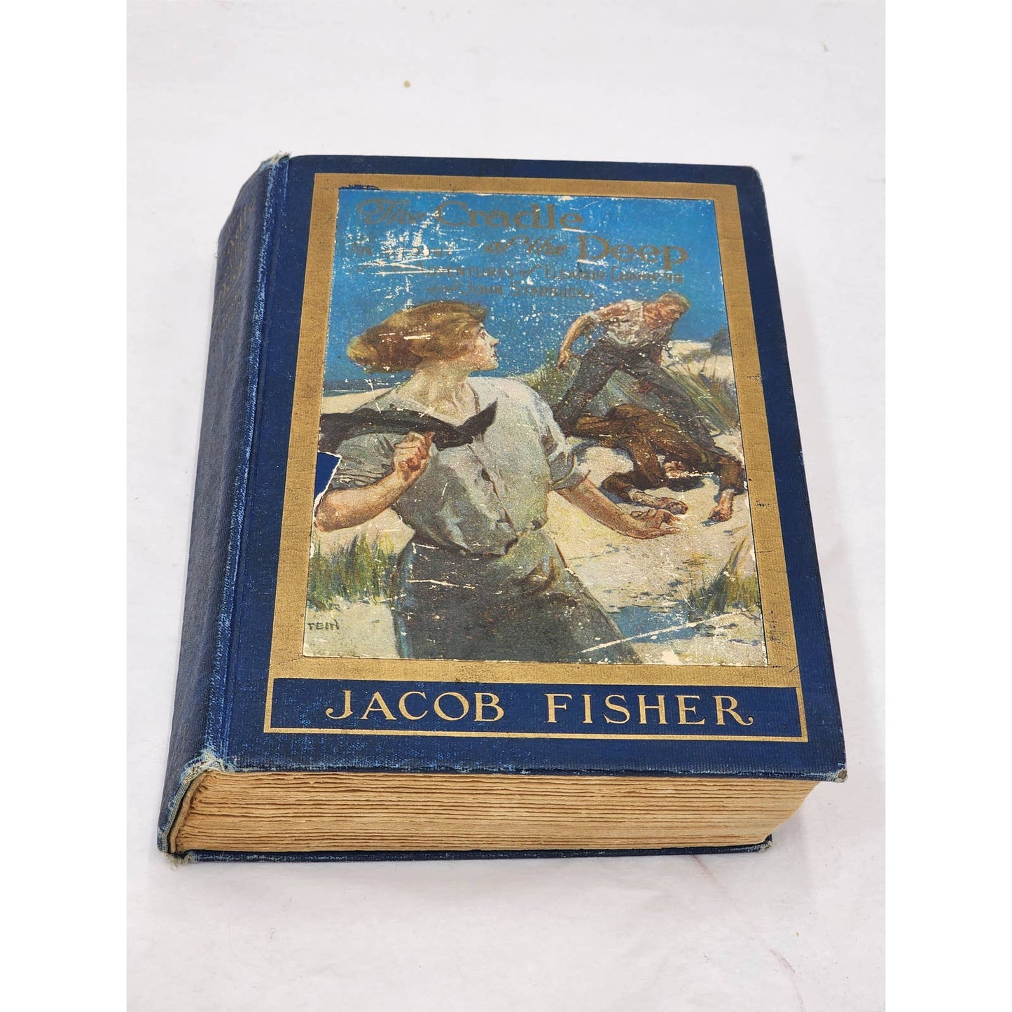 The Cradle Of The Deep By Jacob Fisher Adventure Novel Antiquarian 1912