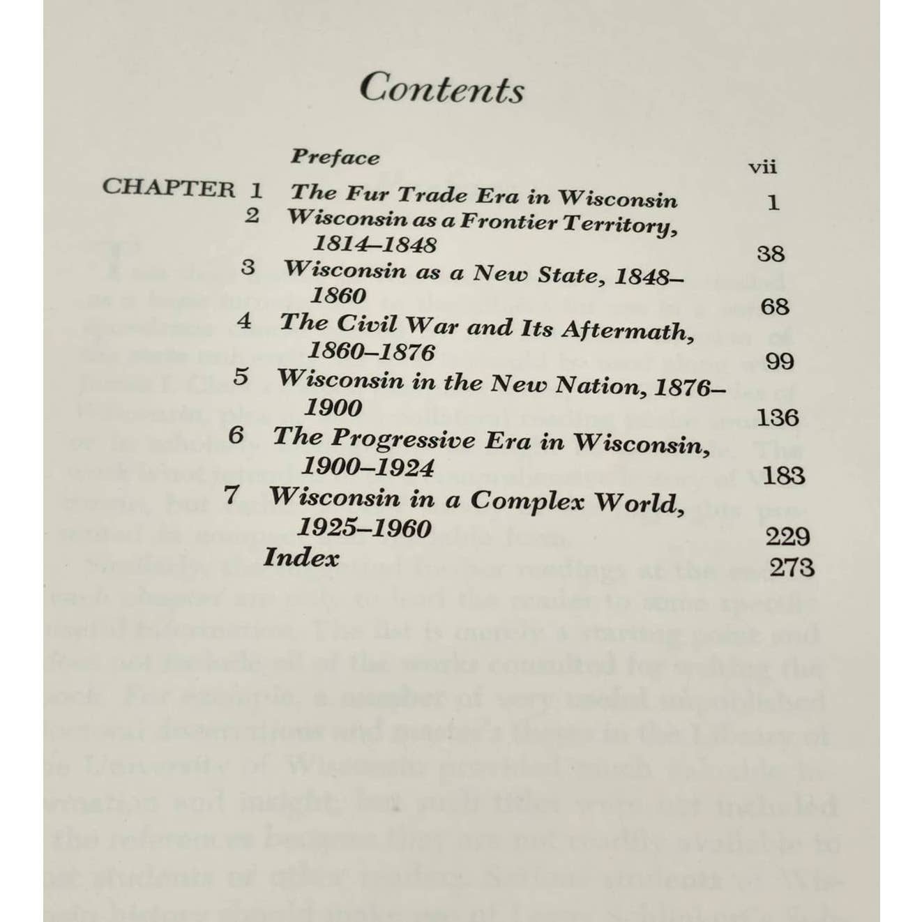 A Short Story Of Wisconsin By Larry Gara WI From 1814-1960 Vintage Book 1962
