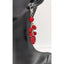 Dangle Drop Earrings Women Red Fashion Dazzling Elegant Classy Fashion Jewelry