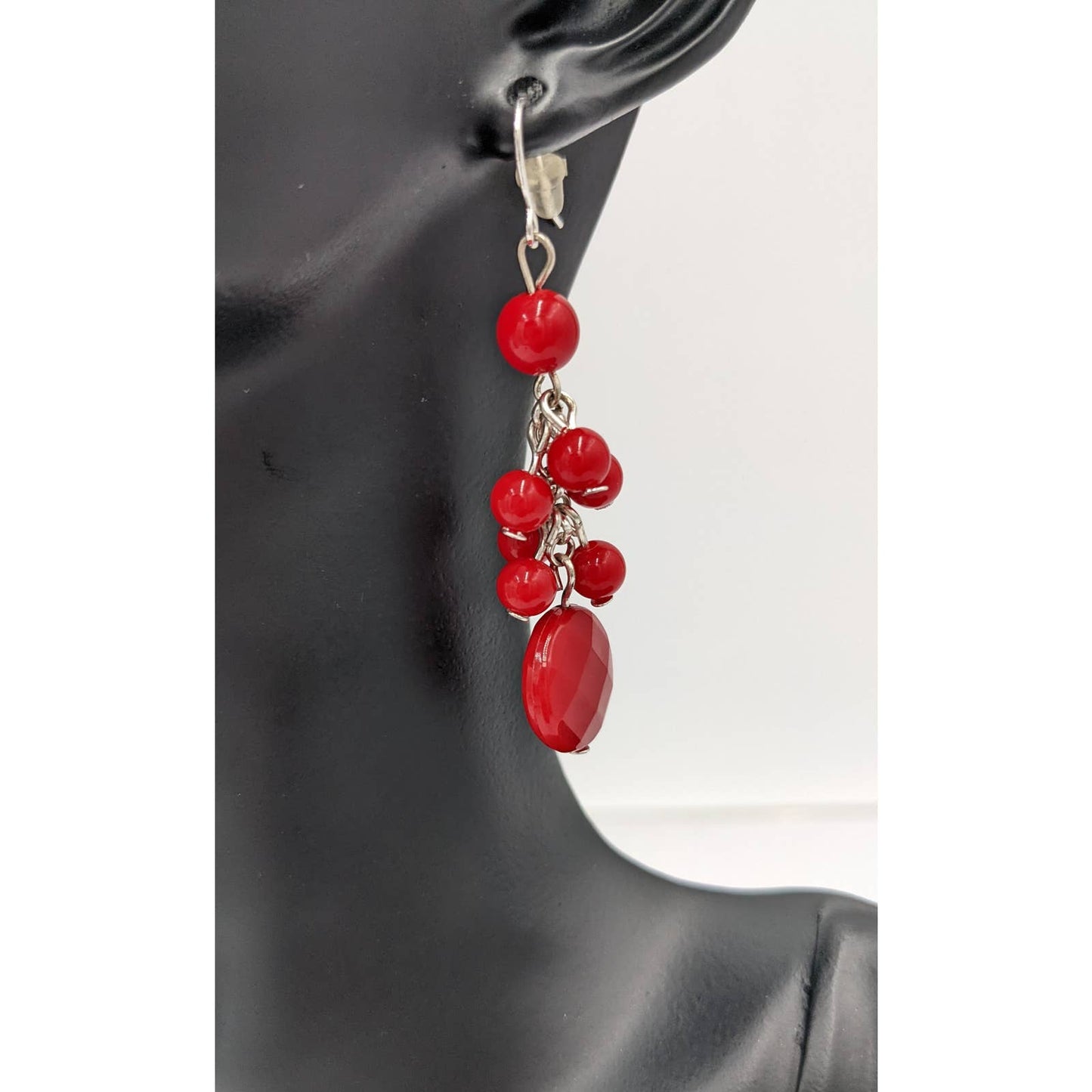 Dangle Drop Earrings Women Red Fashion Dazzling Elegant Classy Fashion Jewelry