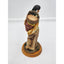 Vintage Indian Woman Mother Figurine Sculpture Motherhood Wood Base Cultural 11"