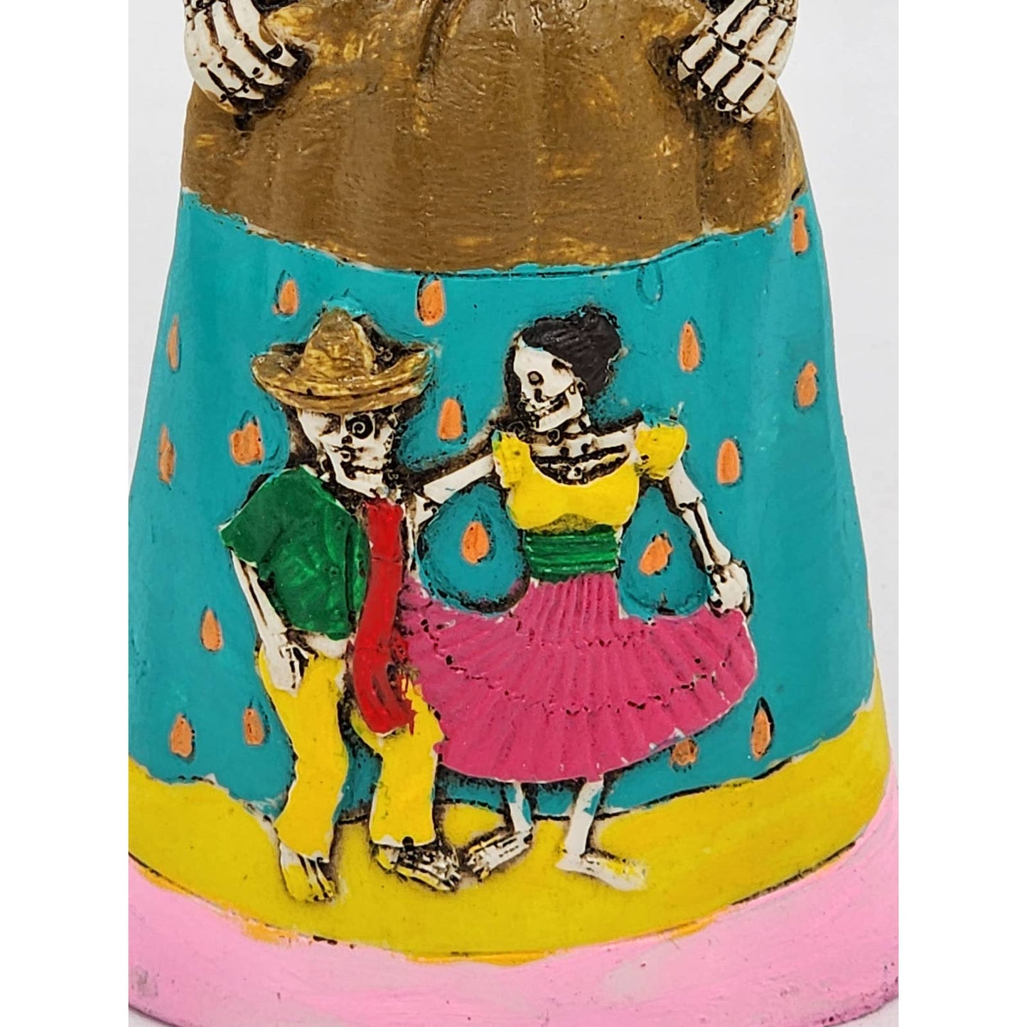 Day Of the Dead Skeleton Queen Mexican Sugar Skull Calavera Folk Art Halloween