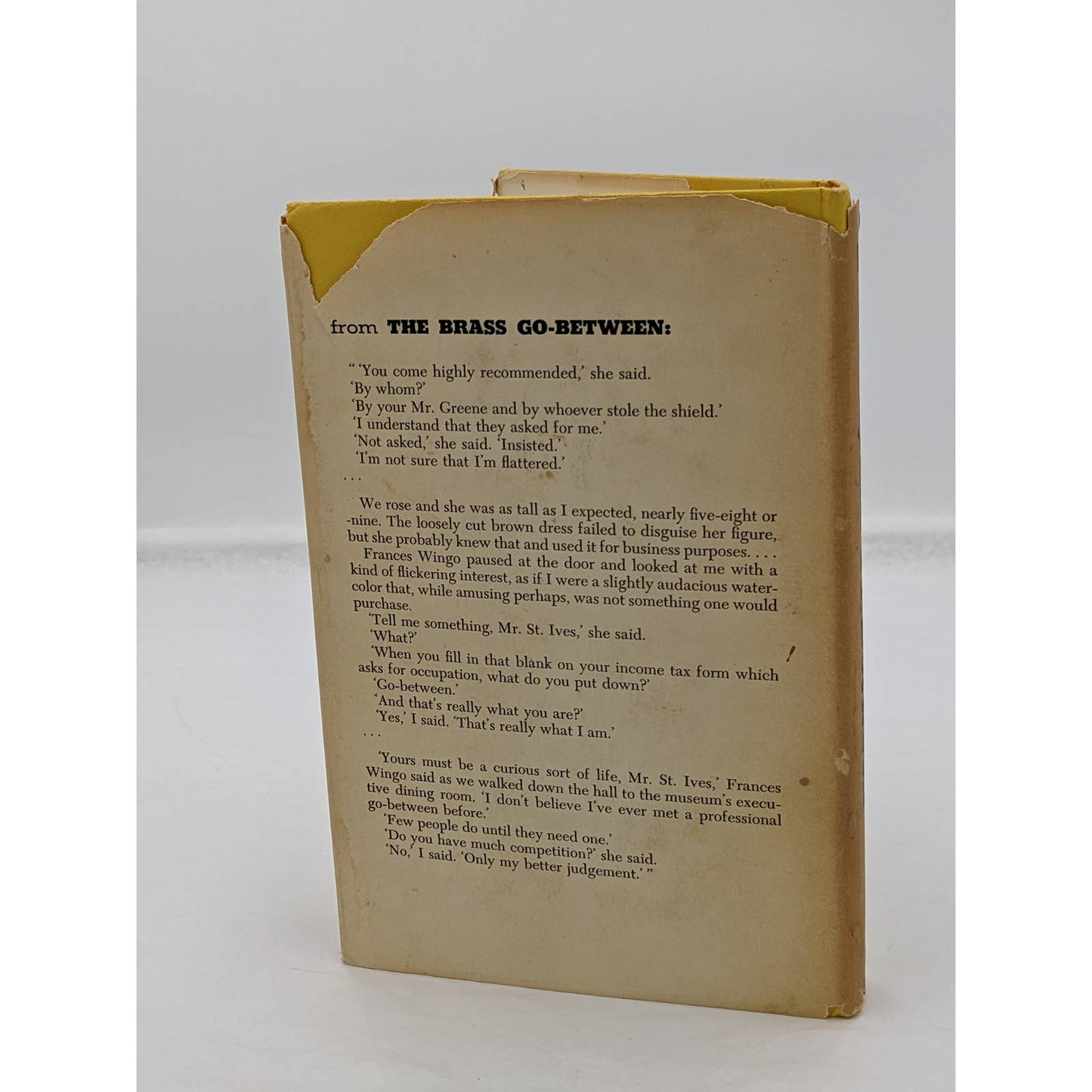 The Brass Go-Between By Oliver Bleeck A Novel Of Suspense Adventure Vintage 1969