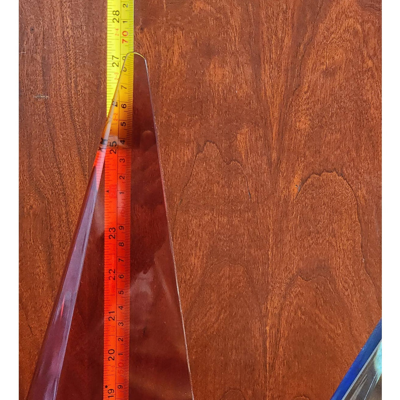 Haziza Large Lucite Sculpture Multi Colored Acrylic Mid Century Modern Abstract