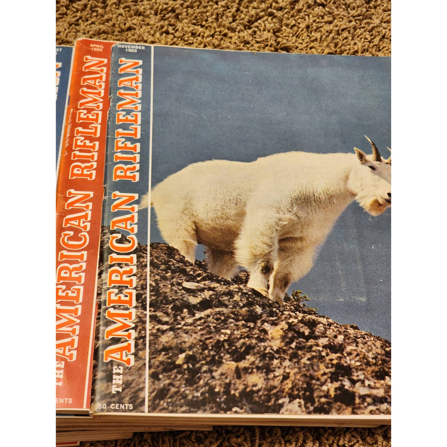 1965 The American Rifleman Magazine Lot 12 Vintage American History Hunting NRA