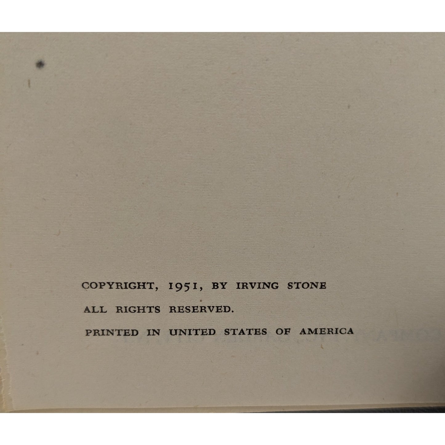 Presidents Lady By Irving Stone Novel Rachel Andrew Jackson Early Edition 1951