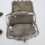 Antique 1920s Art Deco Enamel Metal Mesh Purse Lot 2 Pictorial Floral Chain Handbag Flapper Evening Bag Ornate Pierced Frames Collectible