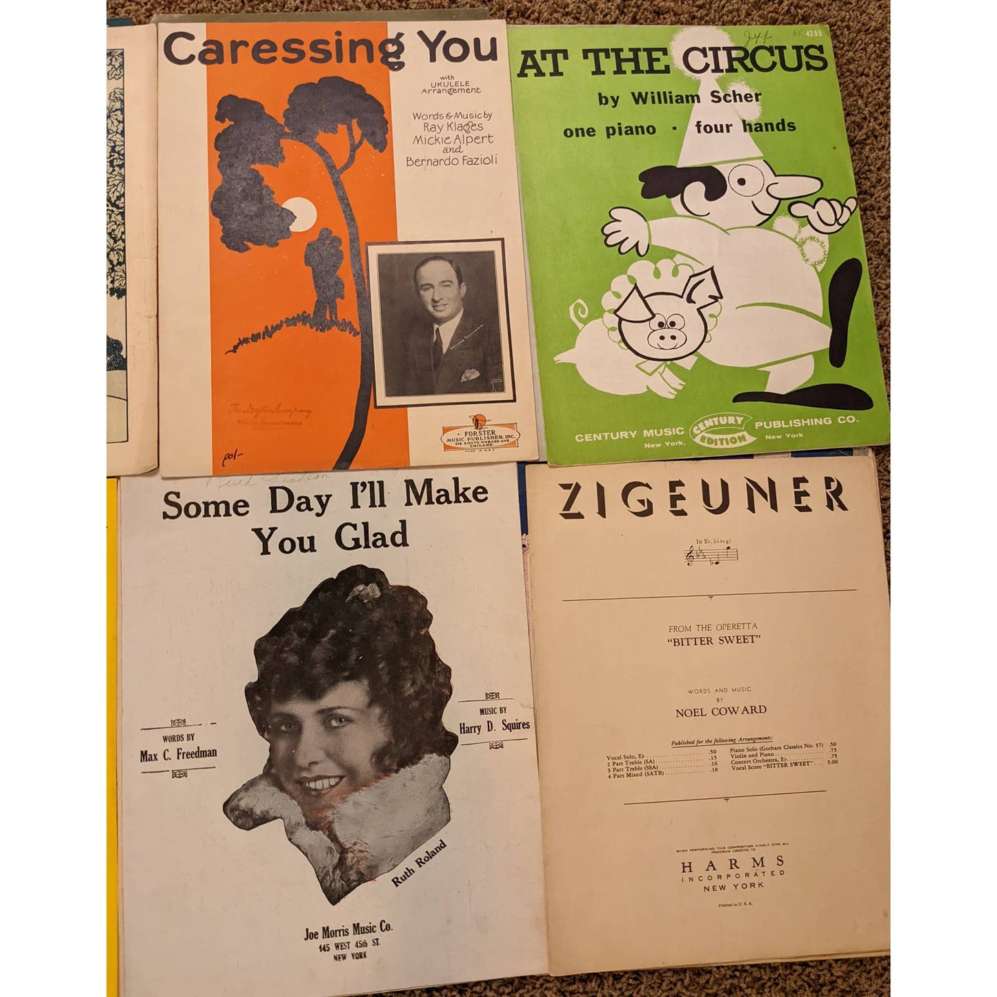 Vintage Sheet Music Lot 15+ 1920s-1960s Man of La Mancha, Art Graphics