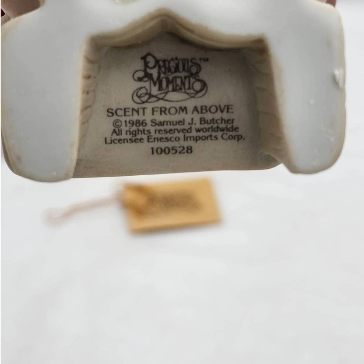 Precious Moments Figurine Scent From Above 100528 Vintage Girl Skunk W/Box Tags