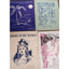 Vintage 1905-1930s Lot 6 Sheet Music Beautiful Blue Danube, Boy Roy, Piano
