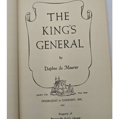 The Kings General By Daphne Du Maurier Vintage 1946