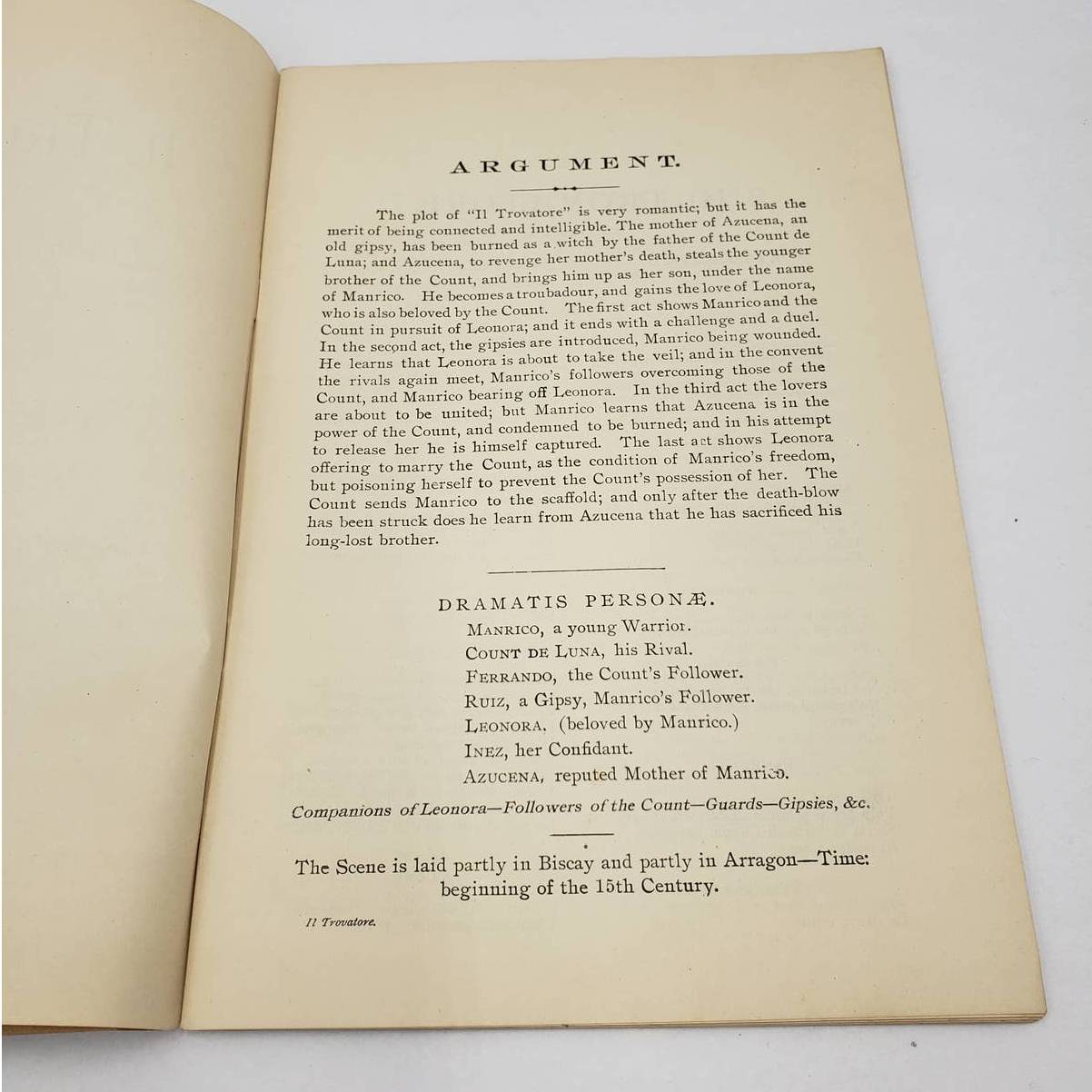 Chicago Civic Opera Libretto Fred Rullman IL TROVATORE Gallet Le Jade Perfume Ad