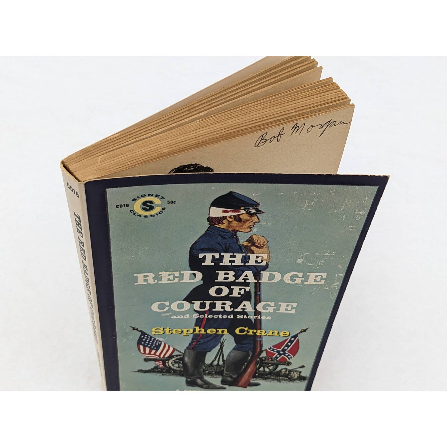 The Red Badge Of Courage By Stephen Crane Civil War Novel Vintage Paperback 1961