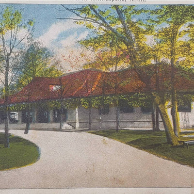 c1924 Refrectory, Minnehaha, Minneapolis, Minnesota 106 Vintage Postcard