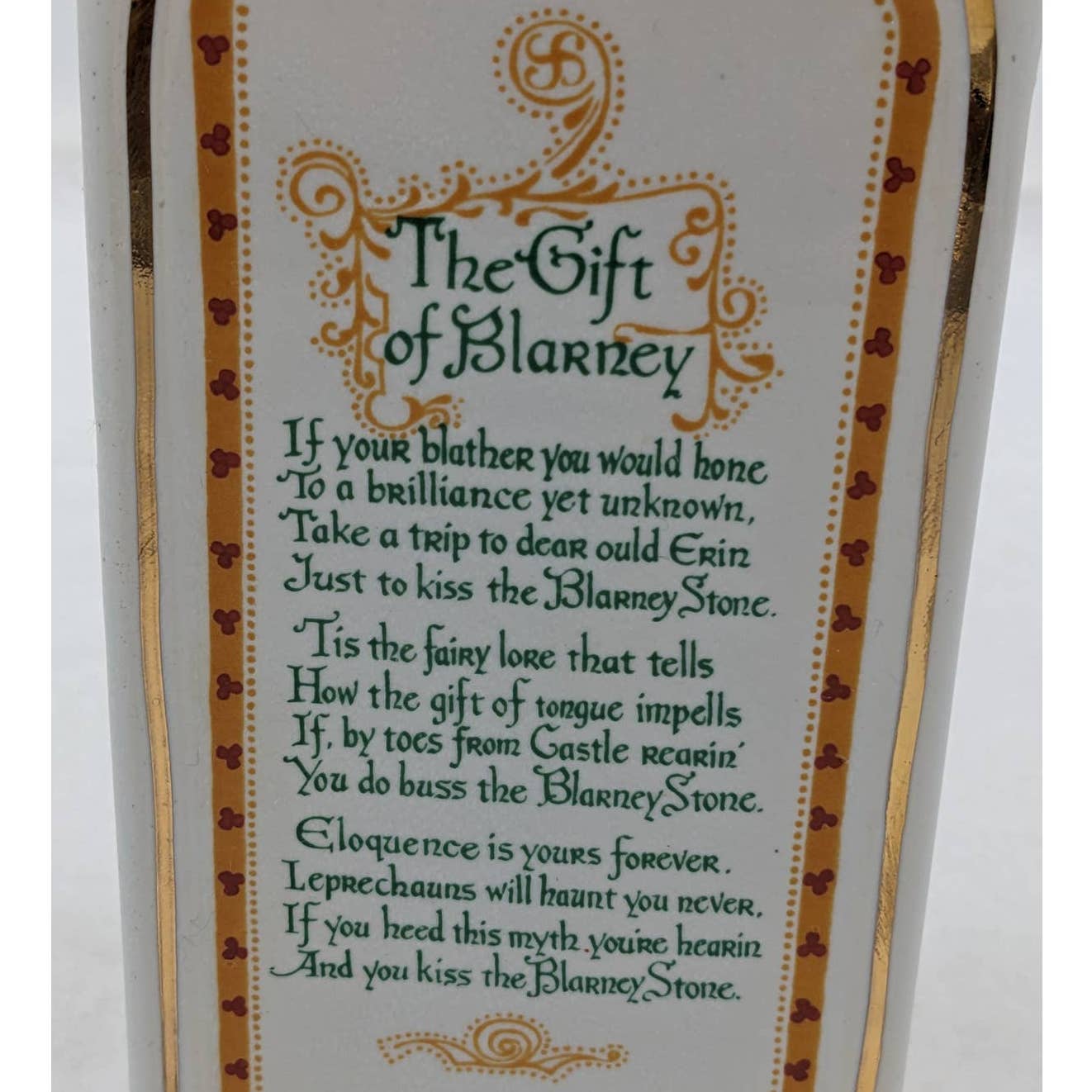 Old Fitzgerald Stitzel Weller Distillery An Irish Toast Collector Vintage 1970