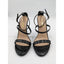 Fashion Nova Adjustable Ankle Strap Open Toe Black Heels Womes Size 7.5