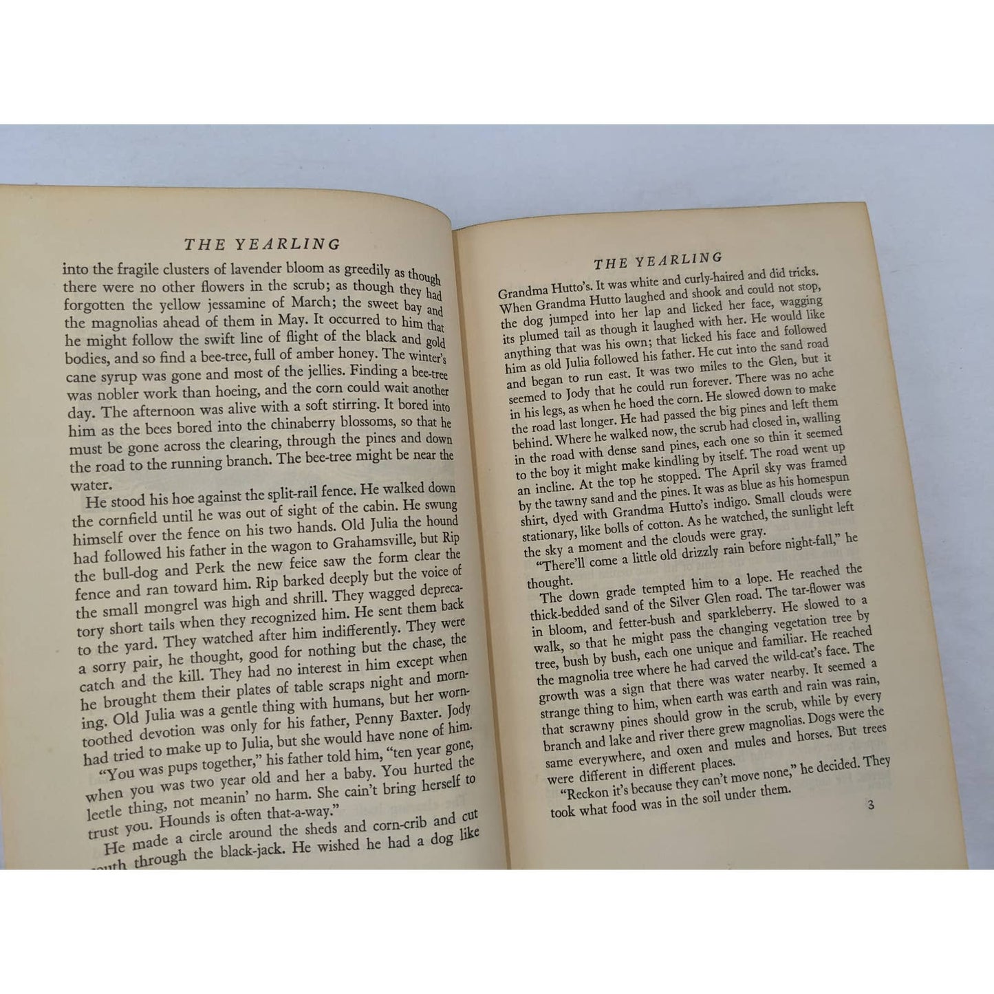 The Yearling By Marjorie Kinnan Rawlings Antiquarian Vintage Early Printing 1938