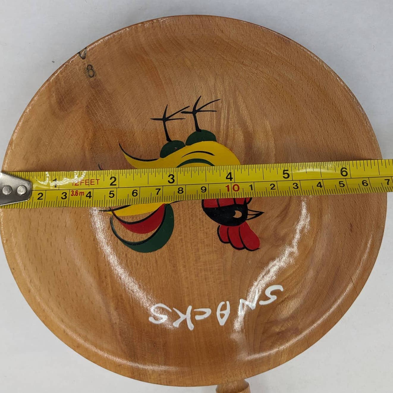 Japanese Rooster Snack Wooden Kitchen Wall Art Decorative 10"
