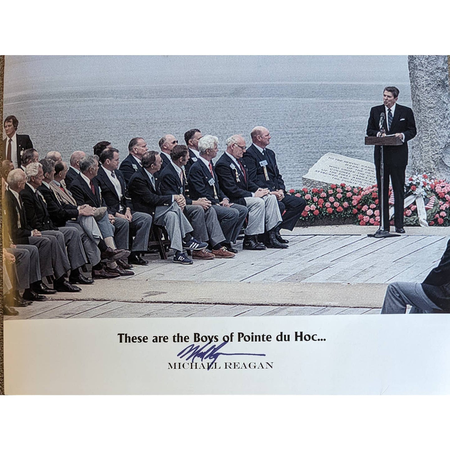 These Are The Boys Of Pointe Due Hoc and Reagan Ranch Limited Edition Portrait