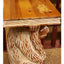 Monkey Vintage Side Table Book End Table Carved Wood Large Planter Spain 20"
