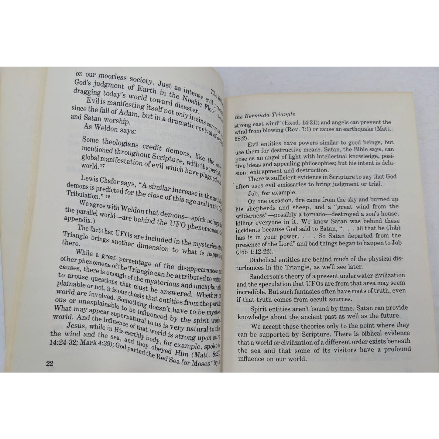Bible And Bermuda Triangle By George Johnson Don Tanner Vintage Paperback 1973