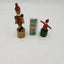 VTG Pinocchio Lot of 3 W/2 Wooden Pinocchio Collapsible Push Thumb and Ornament