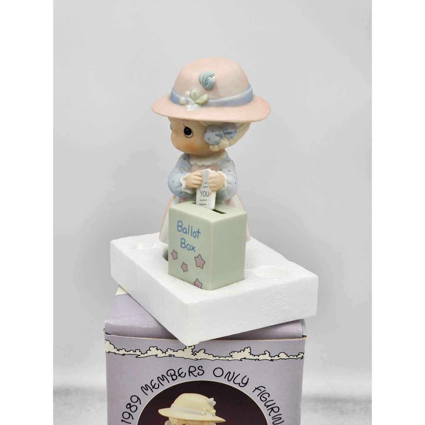 Precious Moments You Will Always Be My Choice Ballet Box Vintage 1989 W/Box Tags