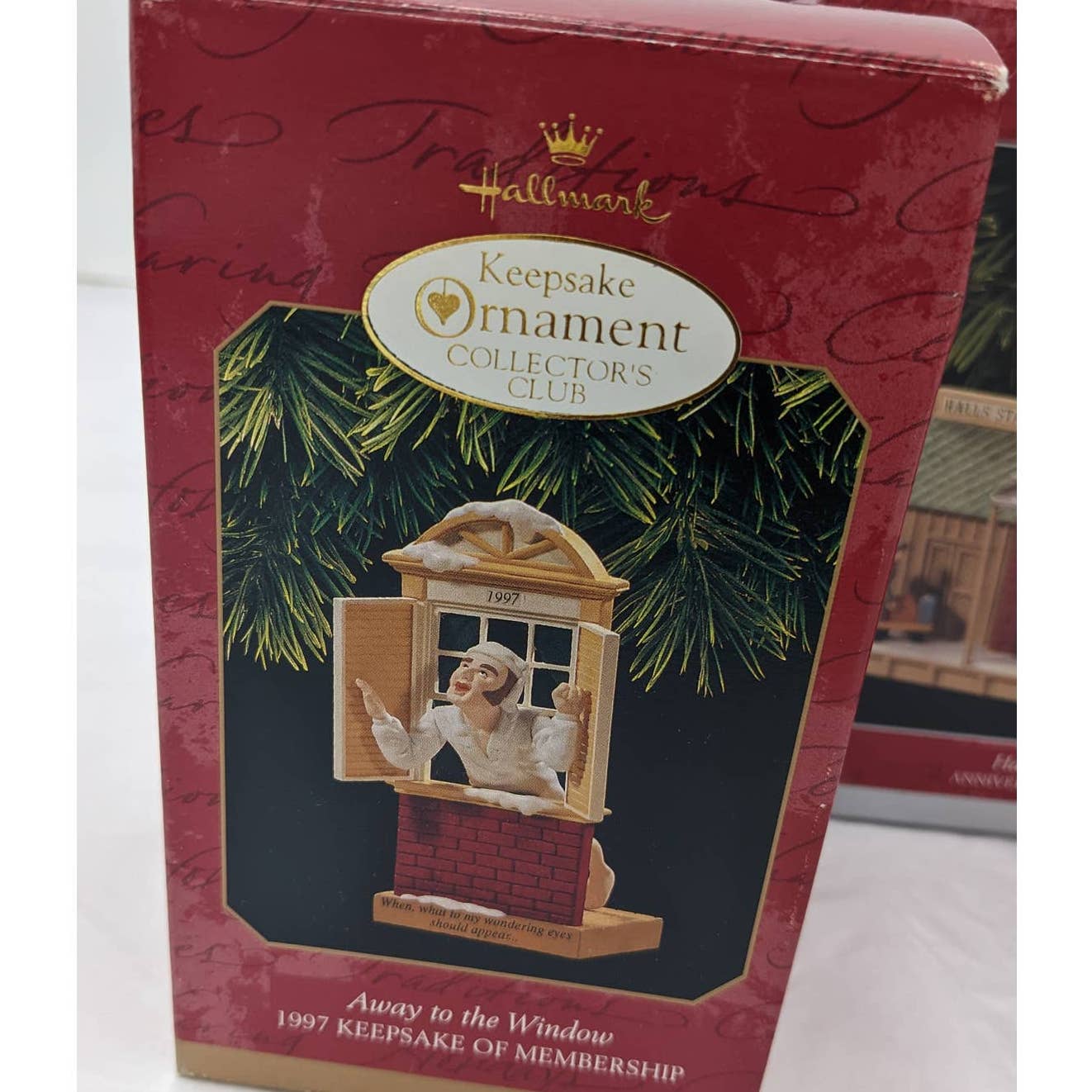 Hallmark Ornaments Vintage Lot Keepsake Victorian Night Before Christmas W/Box