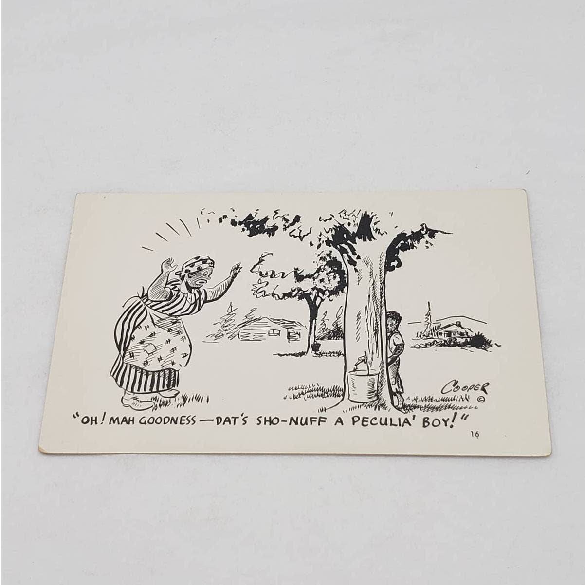 Vintage Postcards Lot of 4 Laff Card Cooper Photo Humor Western Marriage