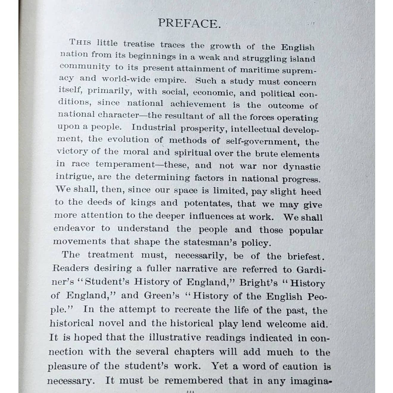 The Growth Of The English Nation By Katherine Coman, Antiquarian 1894